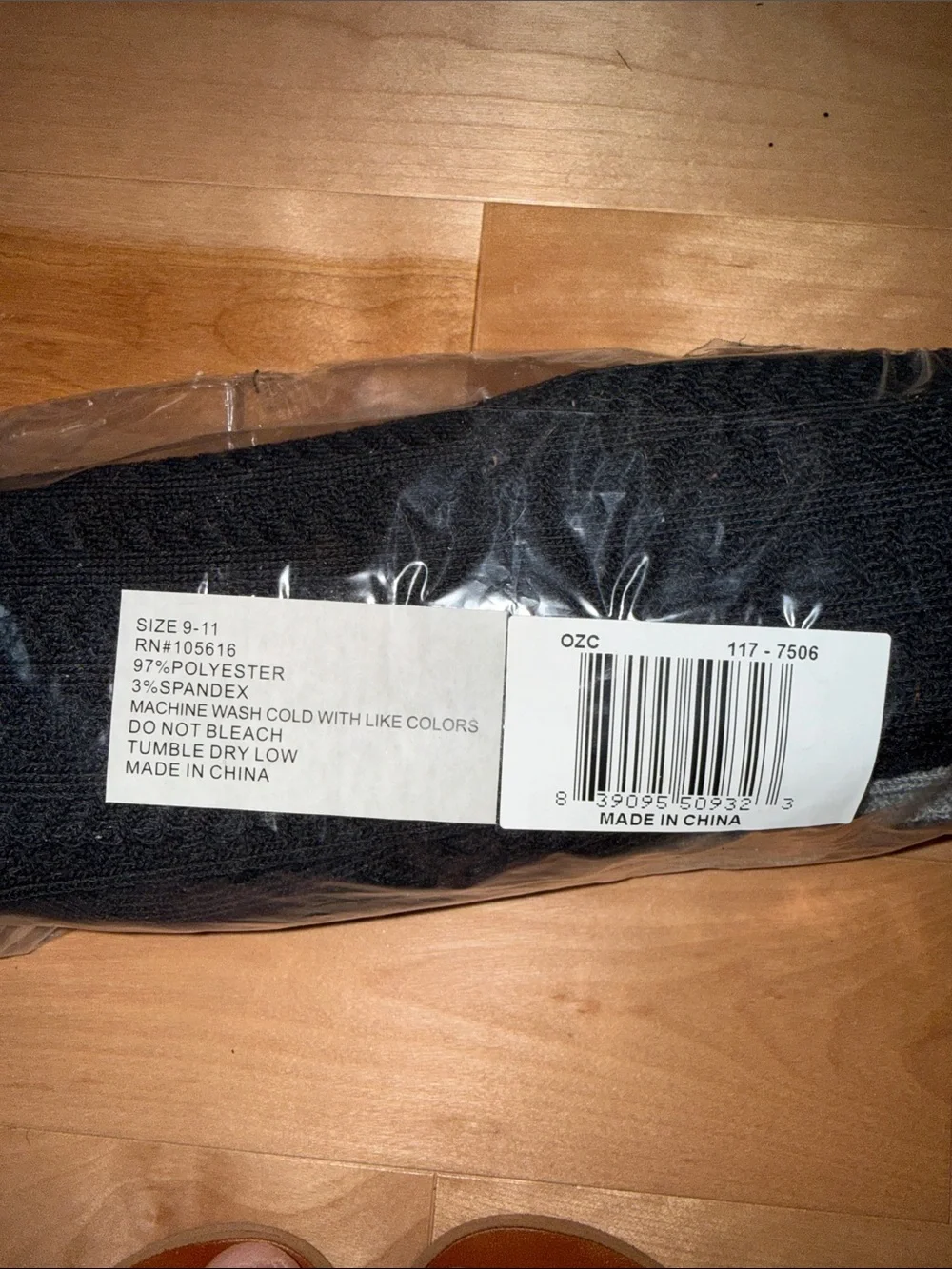 Ladies sexy thigh high ruffle edged 3-Pack sock— Black, Cream & Gray BNIB 9-11